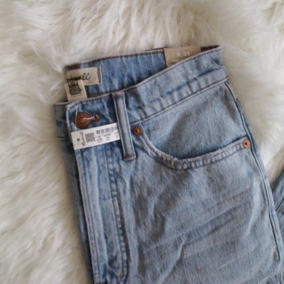 Madewell Blue Flare Wide Leg Jeans - Picture 4 of 8